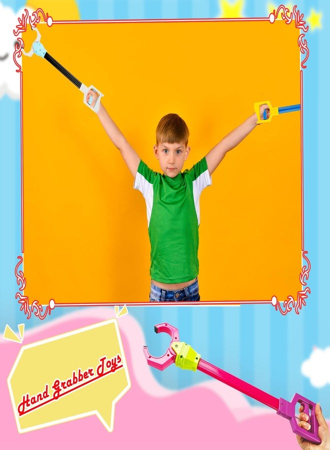 Feradny 6 Pcs Interactive Grabber Toy Flexible Robot Hand and Robotic Claw Hand Claws for Kids Early Grasping Learning and Garbage Picker Toys - Image 3